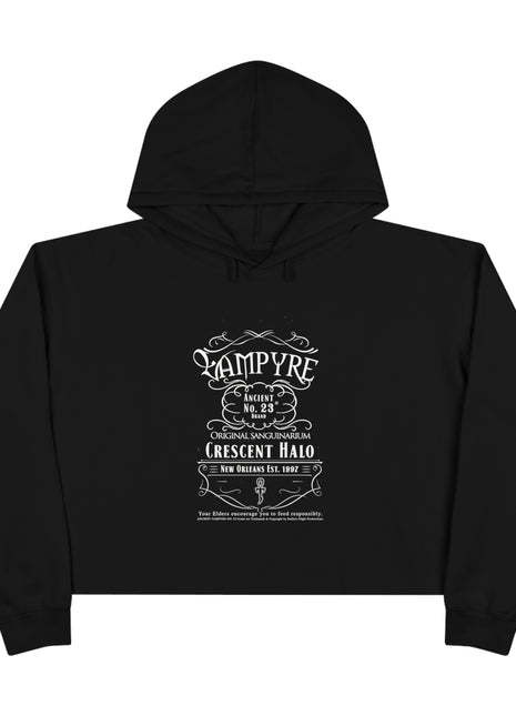 Crescent Halo - Crop Hoodie