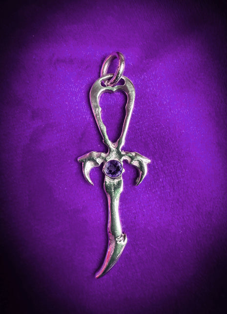 Royal Amethyst & 925 Silver 2nd Generation Standard Vampire Legacy Ankh - Limited Edition