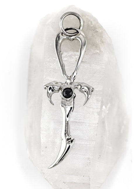 Black Sapphire & 925 Silver 2nd Generation Standard Vampire Legacy Ankh - Limited Edition
