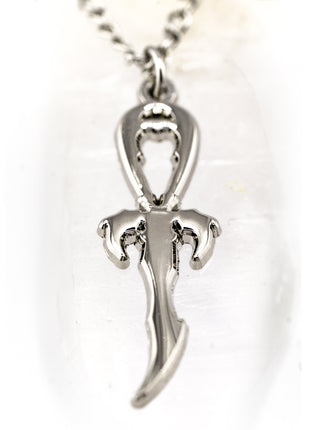 Second Generation Small Vampire Legacy Ankh in Silver Tone Metal
